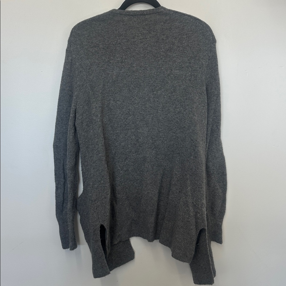 Madewell Cozy Walker Cardigan Heather Evening Grey Merino Wool S - Picture 7 of 7